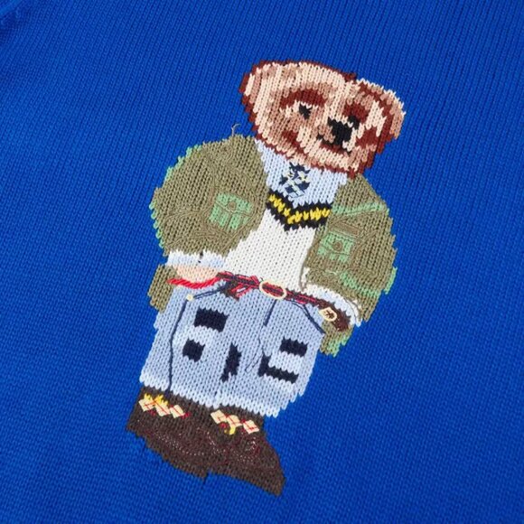 Polo Ralph Lauren Cartoon bear blue sweater - Picture 3 of 6